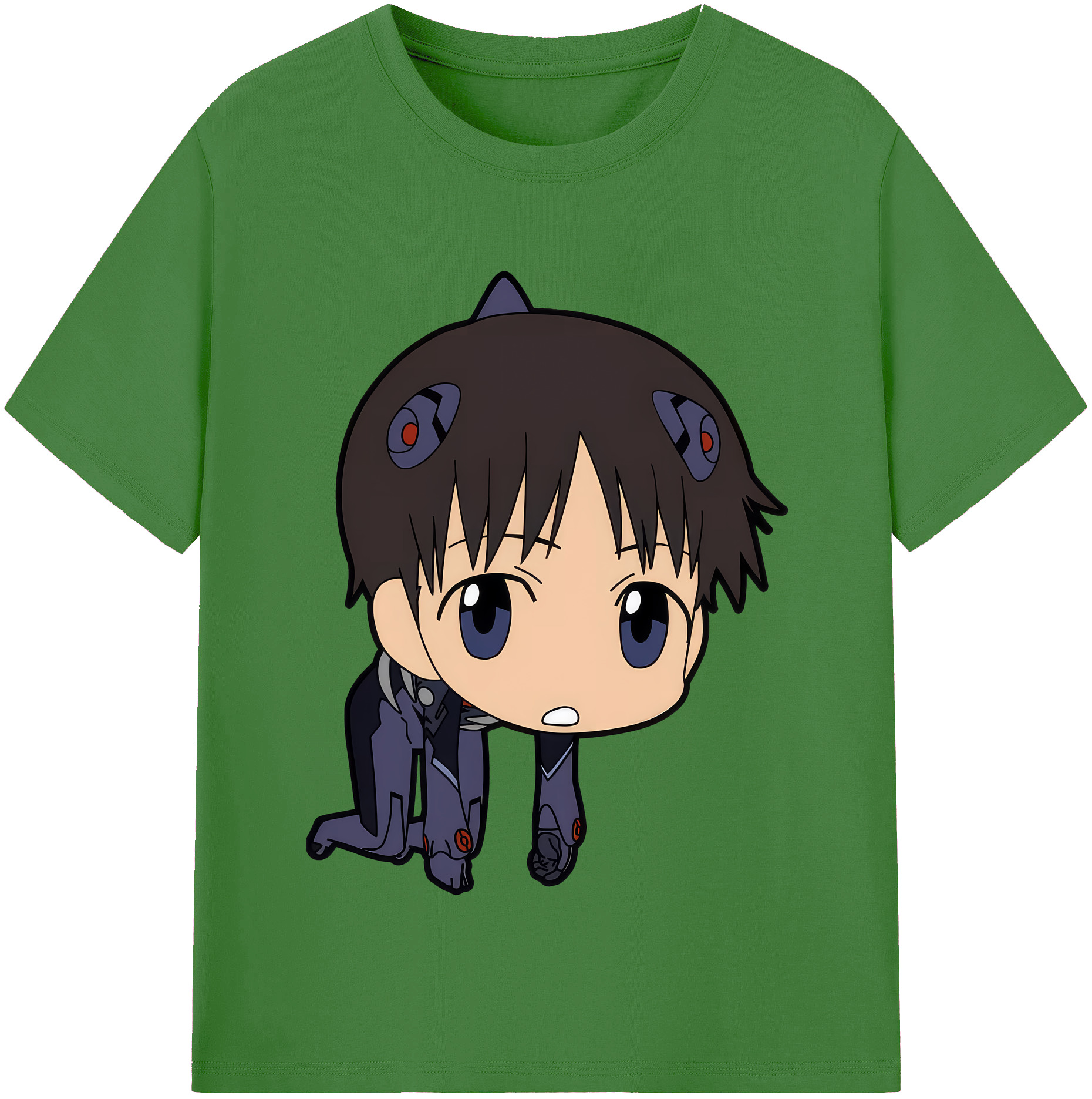 （画像用） EVA 新世紀エヴァンゲリオン レディースカジュアルプリントTシャツ（綿100％）